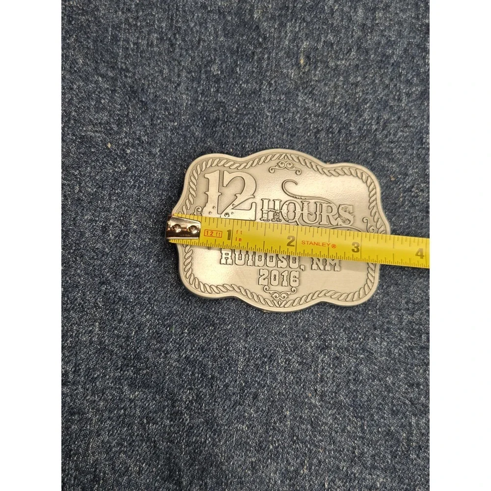 12 Hours Wild West Endurance Biking Award Belt Buckle 2016